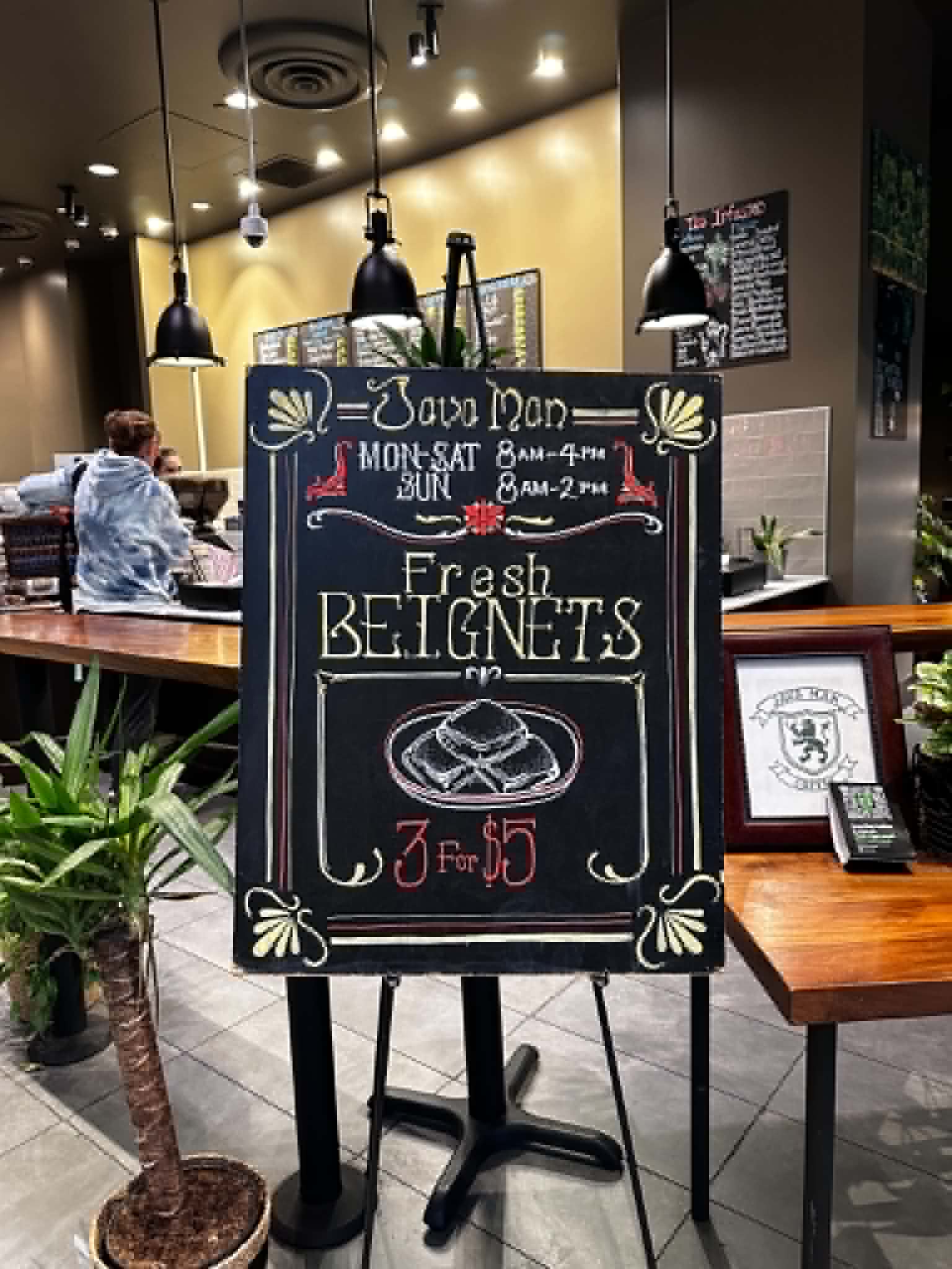 Fresh pastries and bagels